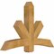 Ekena Millwork Alberta Rough Sawn Timber Gable Bracket, Western Red Cedar, 60"W x 40"H x 6"D x 6"F, 16/12 Pitch GBW060X40X0606ALB00RWR - alternate 2